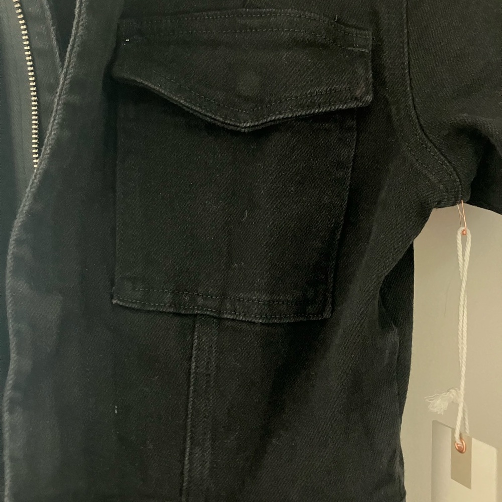Good American Black denim jumpsuit (jeans) - Picture 3 of 7